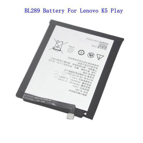 1x 3030mAh BL289 Replacement Battery For Lenovo K5 Play K5Play L38011 Batteries