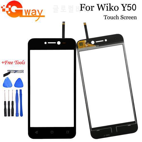 For Wiko Y50 Y60 Y70 Y80 Touch Screen Digitizer For Wiko Y51 Y61 Y62 Sensor Touch Panel Wiko View 3 Lite Touch Sensor