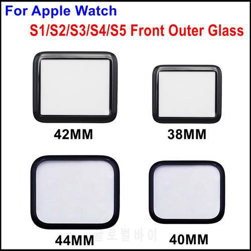 New LCD Display Touch Screen Digitizer Front Outer Glass Panel For Apple Watch Series 1 2 3 4 5 38mm 42mm 40mm 44mm Replacement