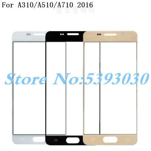 New For Samsung Galaxy A3 A5 A7 2016 A310 A510 A710 Outer Replace Glass LCD Front Touch Screen Panels Digitizer Sensor Parts