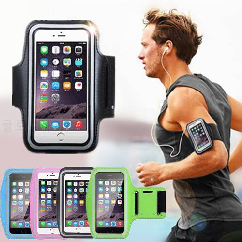 5.5inches Outdoor Sports Phone Holder Armband Case for Samsung Gym Running Phone Bag Arm Band Case for iPhone 11 x 7+ 12 Pro Max