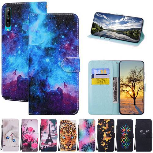 Flip Case on for Huawei Honor 9c Case Leather Wallet Phone Case For Funda Honor 9c 9 C Honor9C AKA-L29 Book Style Cute Cover Bag
