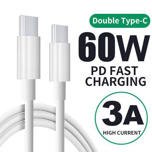 USB Type-C Charging Cables Fast Charge 2 in 1 Transmission Double 60w Fast Charge Line is For new MacBook Pro Huawei matebook