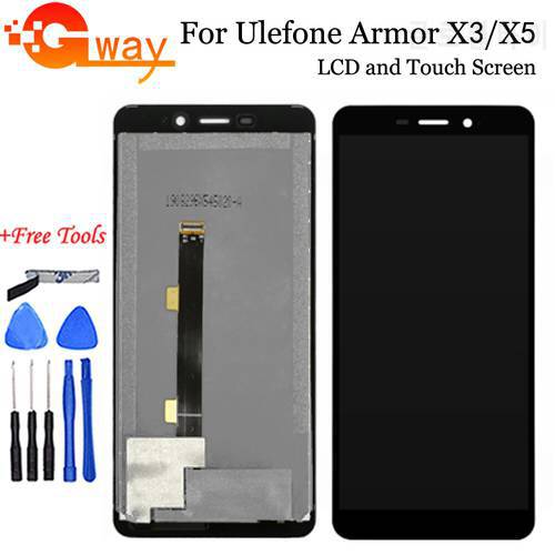 For Ulefone Armor X3 LCD Display Touch Screen Dizitizer Assembly For Ulefone Armor X5 Pro LCD Screen Phone LCD Display Armor X5