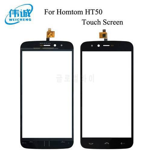Touch Screen For Homtom HT17 Pro HT27 HT37 HT50 Sensor Digitizer Panel Front Glass Touch Screen TouchScreen
