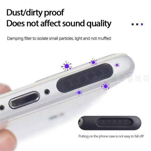 Universal Phone Speaker Earpiece Dust Film Net Stickers Earphone Handset Cover Net Trumpet Dustproof Net Phone Accessories