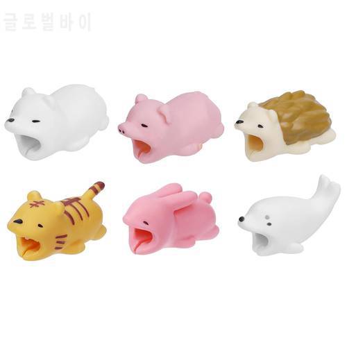 PVC Animal Data Line Protector Anti-break USB Cable Protective Cover Tools