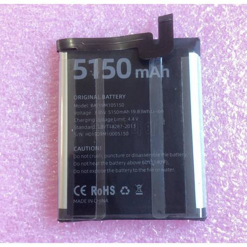 1x Retail / Bulk 5150mAh / 19.83Wh BAT19M105150 Cell Phone Replacement Battery For Doogee S95Pro S95 Pro