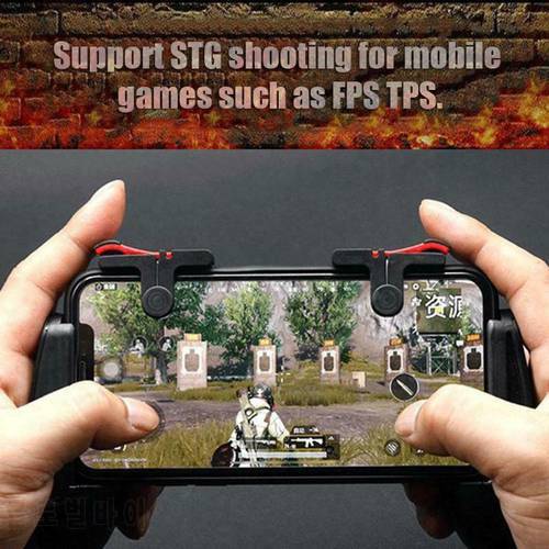 2Pcs Mobile Phone Game Handle Trigger PUBG Button Handle L1R1 Shooting Game Auxiliary Controller Button for iPhone Android Phone