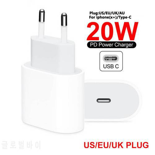 20W Pd USB C Charger Adapter Fast Phone Charge For iPhone 13 12 11 X Xs Xr 7 AirPods iPad Huawei Xiaomi Samsung for iPhone14