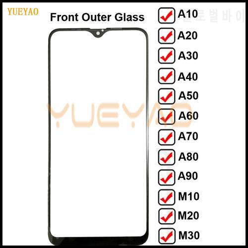 New Outer Glass For Samsung Galaxy A10 A20 A30 A40 A50 A70 A90 Front Glass Outer Glass screen Panel Replacement M10 M20 M30