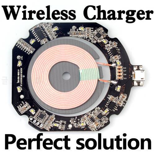 10W Wireless Charger PCBA For iphone 12 pro Circuit Board DIY For iphone wireless charger For xiaomi mi8