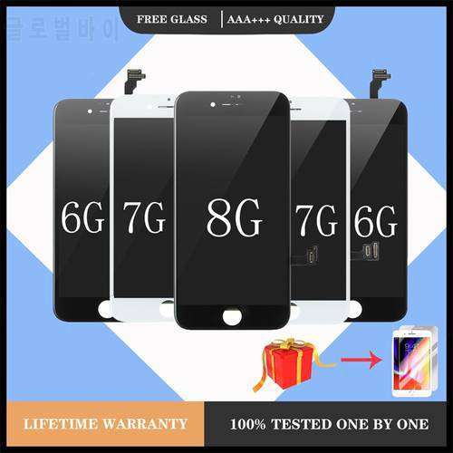 PROMOTION 10 Piece Grade AAA+++ Replacement Touch Screen Digitizer Assembly LCD For iPhone 5S 6 6S 7 8 Plus Display