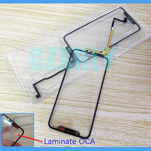(All ios Pass)1Pcs Digitizer For Apple iPhone Xr 11 12 pro Max Xs X Max No Welding Front Touch Screen + OCA Outer Glass Panel