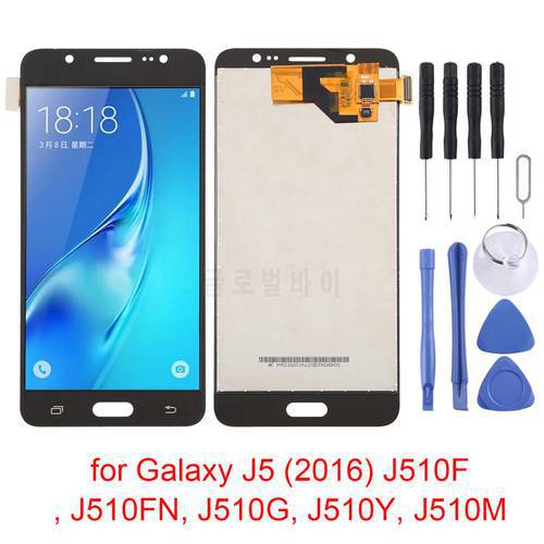 TFT For Samsung Galaxy J5(2016)J510F, J510FN, J510G, J510Y, J510M Display LCD Screen module for Galaxy J5(2016)J510F, display