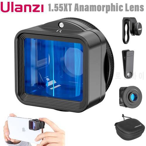 1.55XT Anamorphic Lens for iPhone 14 13 12 Samsung VIVO 1.55X Wide Screen Video Widescreen Slr Movie Videomaker Filmmaker