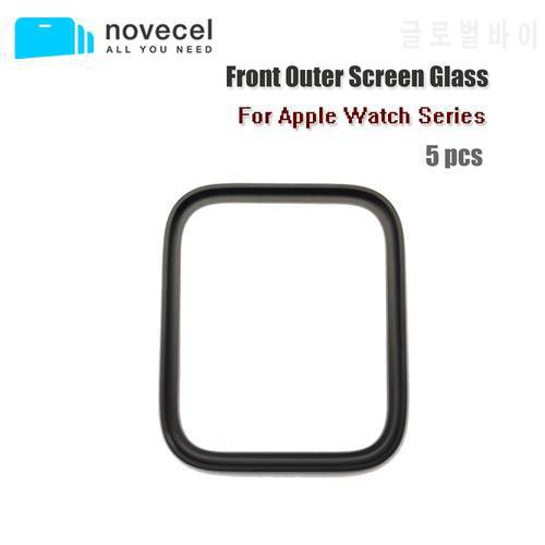 5pc Front Screen Glass for Apple Watch Series S3 S4 S5 S6 S7 S8 38mm 40mm 42mm 44mm 45mm TouchScreen Outer Glass Repair Replace