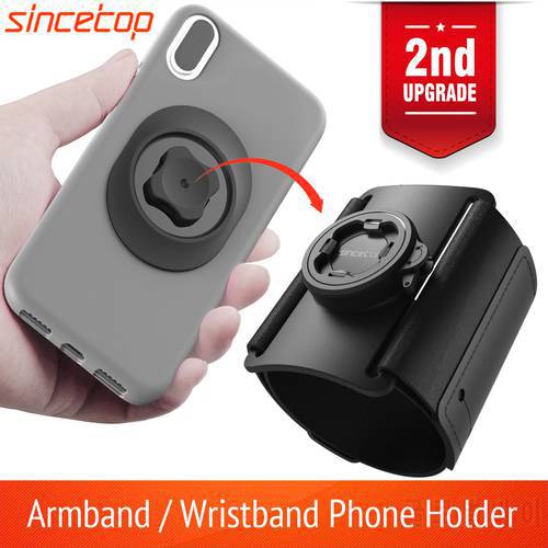 ArmBand Phone Holder for Running Hiking,Quick Mount Sports Fitness,Detachable Workout for iPhone Samsung Google Pixel,(2nd Gen)