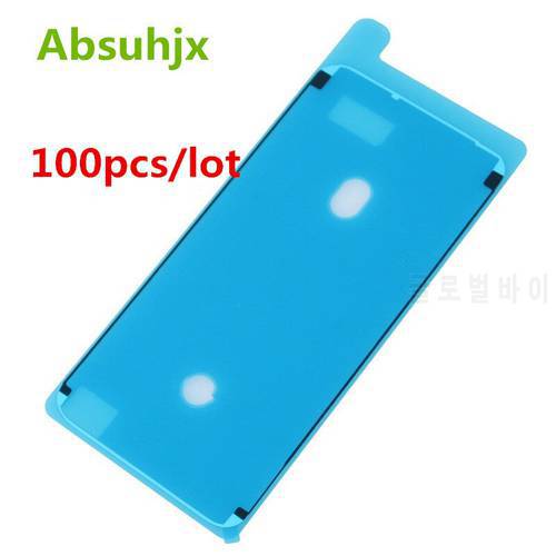 Absuhjx 100pcs LCD Frame Sticker for iPhone 7 6S 8 Plus 11 12 13 Pro Max Waterproof Front Seal Adhesive Glue Tape X XS Max XR