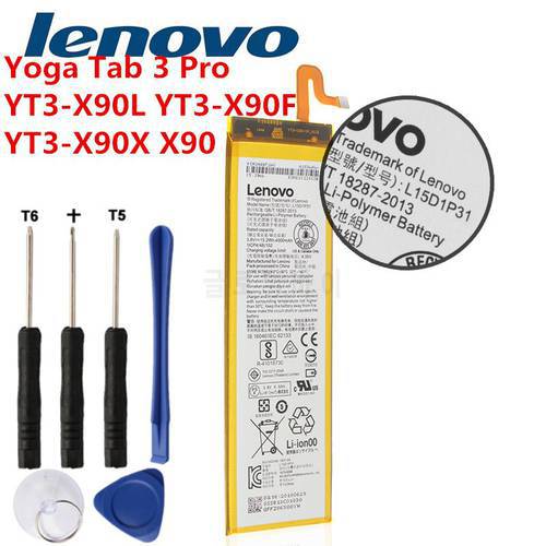 2021 Years 100% Original Lenovo Yoga Tab 3 Pro YT3-X90L YT3-X90F YT3-X90X X90 100% Original 4000mAh L15D1P31 Battery l15d1p31