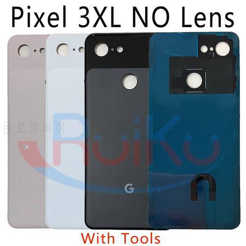 New For Google Pixel3 Pixel 3 XL Back Battery cover Battery Cover New glass door Case Rear Housing