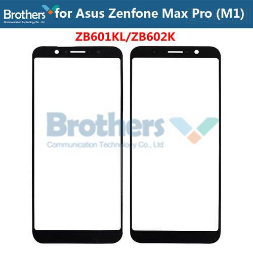 Front Outer Glass Lens For Asus Zenfone Max Pro M1 Touch Screen Glass Front LCD Glass Lens For ASUS ZB601KL ZB602K Replacement