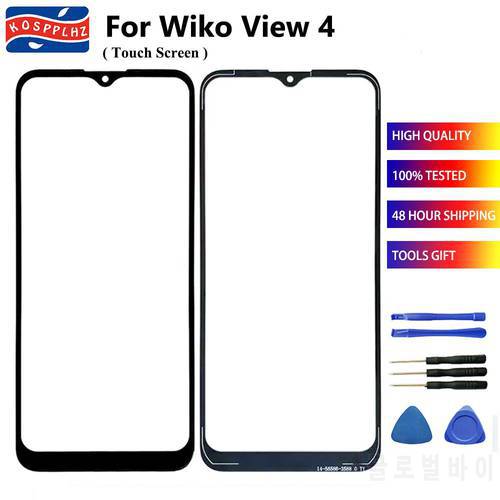 Front Glass For Wiko View 4 Touch Screen Glass Panel 6.52