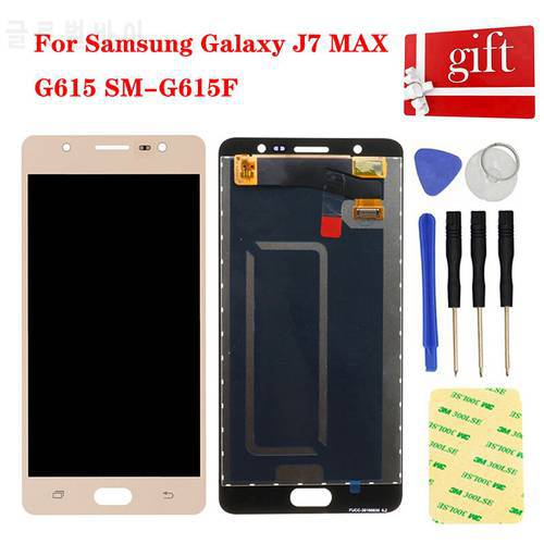 For Samsung Galaxy J7 Max G615 SM-G615F/DS G615F LCD Touch Screen Digitizer Sensor Panel LCD Display Screen Monitor Assembly