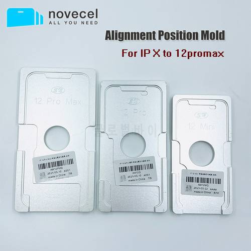 Novecel Precision Aluminium Position Mold For iPhone X XR XS max 12 mini 12pro max 11 pro max Alignment Mold Location Mould