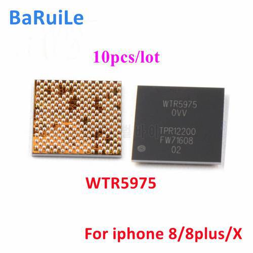 BaRuiLe 10pcs WTR5975 0VV For iPhone 8 8plus X U_WTR_E Intermediate Frequency IC IF Chip