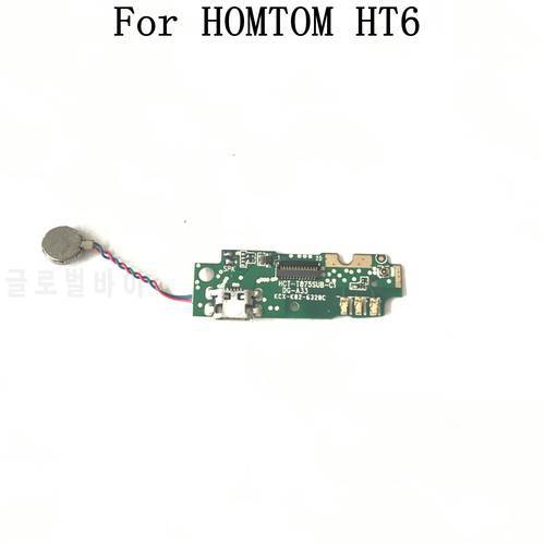 HOMTOM HT6 USB Plug Charge Board + Vibration Motor For HOMTOM HT6 Repair Fixing Part Replacement