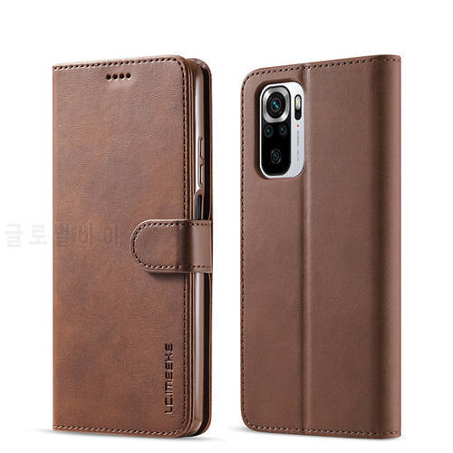 Phone Case For Redmi Note 10S Case Leather Vintage Wallet Case On Xiaomi Redmi Note 10S Case Flip Cover Etui Redmi Note10S Cover
