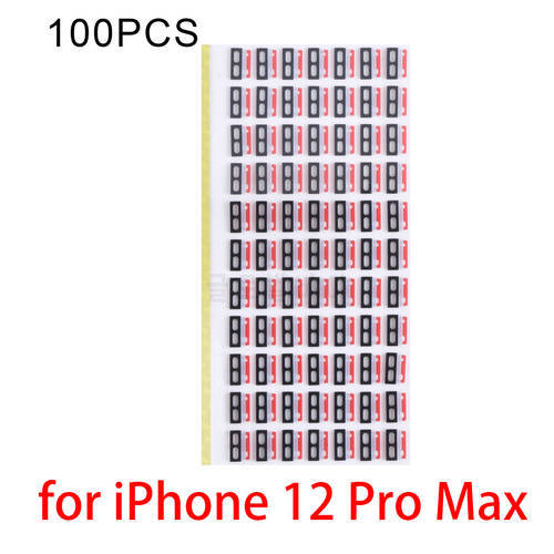 100 PCS Speaker Ringer Buzzer Dustproof Sponge Foam Pads for iPhone 12 Pro Max