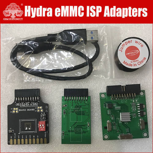 original Hydra Tool eMMC ISP Adapters Tool with eMMC and ISP pinouts USB 3.0 Support for Hydra dongle
