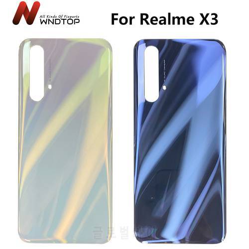 New For Realme X3 Battery Cover Door Replacement Hard Back Case RMX2142, RMX2081, RMX2085 Rear Housing Cover