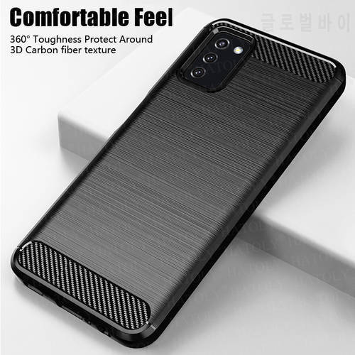 For Samsung Galaxy A03s Case Shockproof Bumper Carbon Soft Silicone Cover For Samsung Galaxy A 53 52 13 52s 34 03s 04s 5G Case