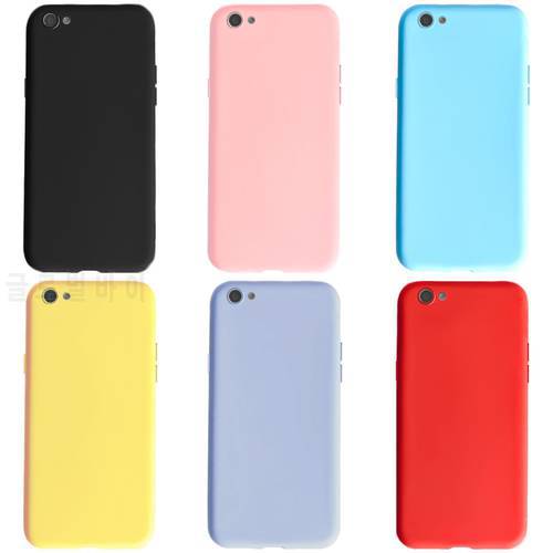 For OPPO A1601 F1S Simple Solid Color Soft Case For OPPO A59 Protector Shell For OPPO F1S Cover Bumper OPPOF1S OPPOA59 TPU Coque