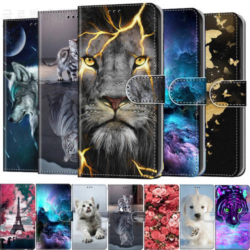 for Huawei Y3 Y5 lite Y5 Y6 2017 Leather Case Huawei Y5 II Y3 Y5 Prime Y5 2019 Wallet Case Honor 6C Pro V9 Play 6 Play 5 7 7S 8s
