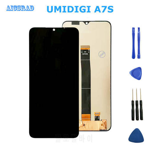 ORIGINAL For Umidigi A7S LCD Display Screen Touch Panel LCD Display digitizer Assembly Spare Repair Parts +tools