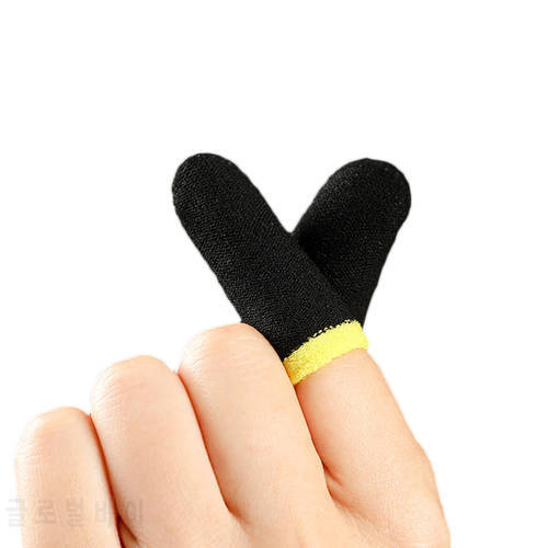 1 Pair Breathable Mobile Game Controller Finger Sleeve Touch Trigger for Fortnite PUBG Mobile Rules of Survival Gatillos