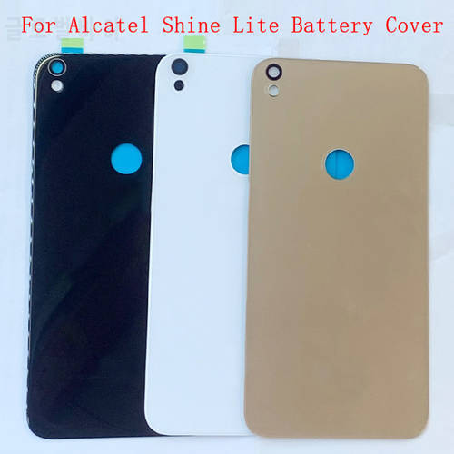 Battery Cover Rear Door Housing Back For Alcatel Shine Lite Battery Cover with Logo Replacement Parts