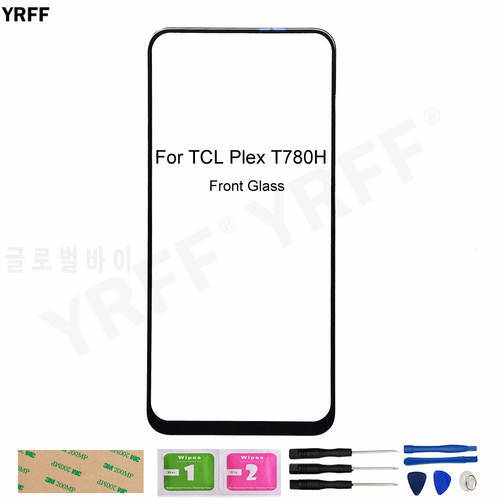 Front Glass Panel For TCL Plex T780H (No Touch Screen) 6.53&39&39 Outer Glass Panel Cover Phone Repair Sets