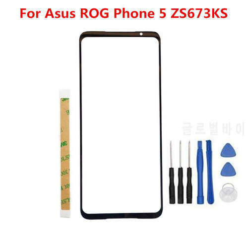6.78inch Touch Screen For Asus ROG Phone 5 ZS673KS Outer Panel Front Glass Repair Repalce Parts