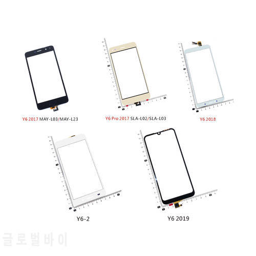 Touch Screen For Huawei Y6 PRO 2017 2018 2019 Y6-2 Y6II TouchScreen Digitizer Panel Sensor Front Outer Glass