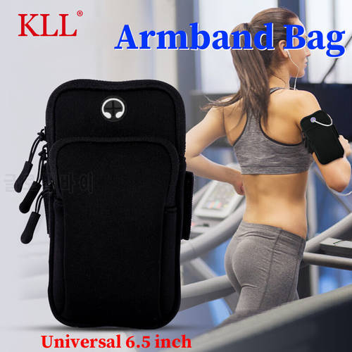 5 Colors Universal 6.5 inch Sports Running Arm Bag Outdoor Bag Phone Case Waterproof Bag Jogging Fitness Gym Bag Holder