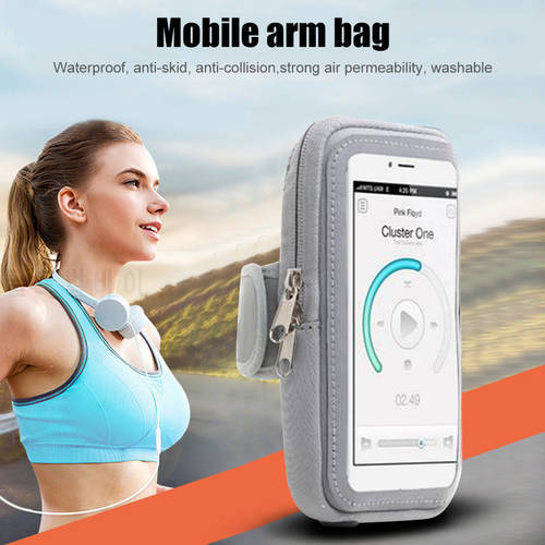 Waterproof Outdoor Sports Phone Holder Arm Bag Touch Screen Men Women Universal Running Jogging Arm Case Mobile Cell Pouch Bags