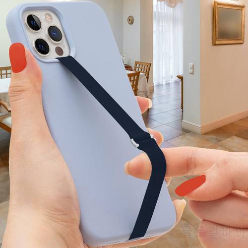 3Pcs Mobile Phone Finger Holder Stretching Silicone Phone Strap One Hand Anti Slip Slim Phone Stand Elastic Phone Case Wristban