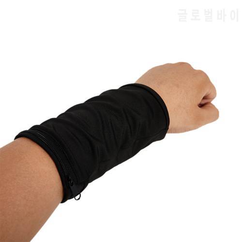 Zipper Running Bag Wrist Bag Pouch Yoga Wristband Sweatband Quick Dry Arm Bag Basketball Yoga Wristband Sweat Band Sports Arm