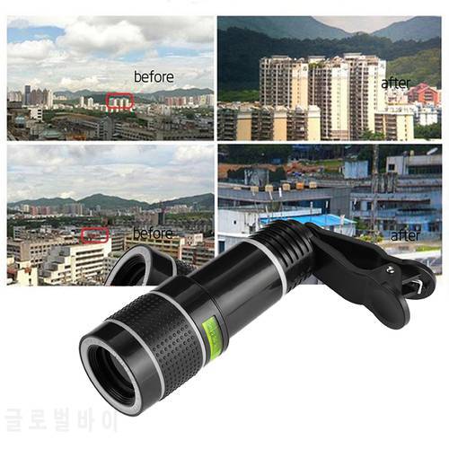 20X Universal Zoom HD Telescope Mobile Phone Camera Telephoto Lens with Clip