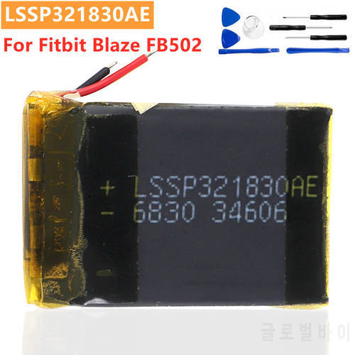 Original Replacement Battery LSSP321830AE For Fitbit Ionic Smart Sports Watch Fitbit Blaze FB502 LSSP321830 Watch Battery + Tool